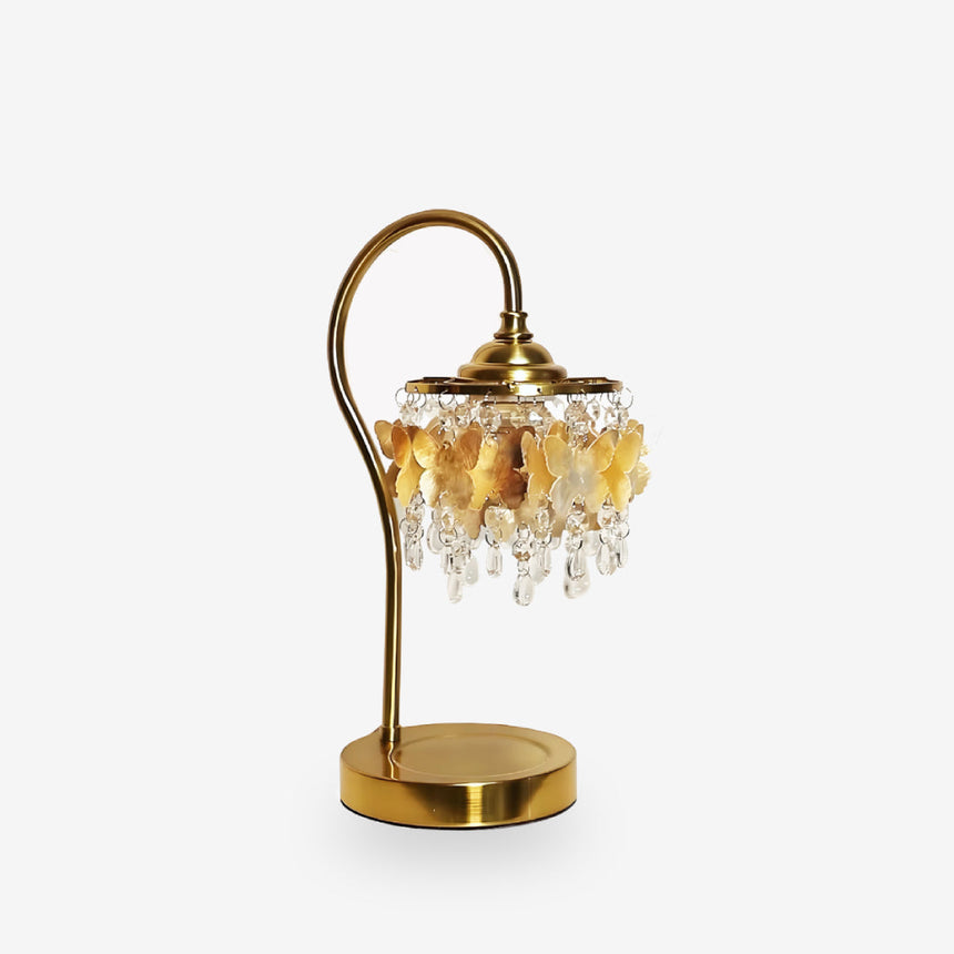 Crystal Accent Lamp for Bedside Table