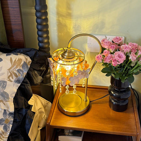 Crystal Table Lamp for Living Room Decor