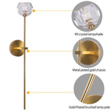 Sophisticated wall sconce for home decor