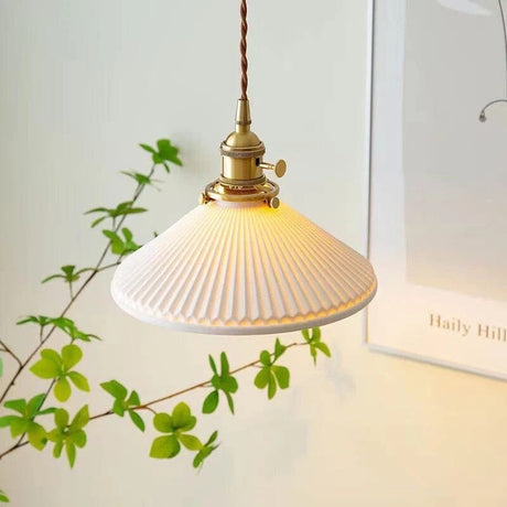 Ceramic Pendant Light Close-Up Finish Detail