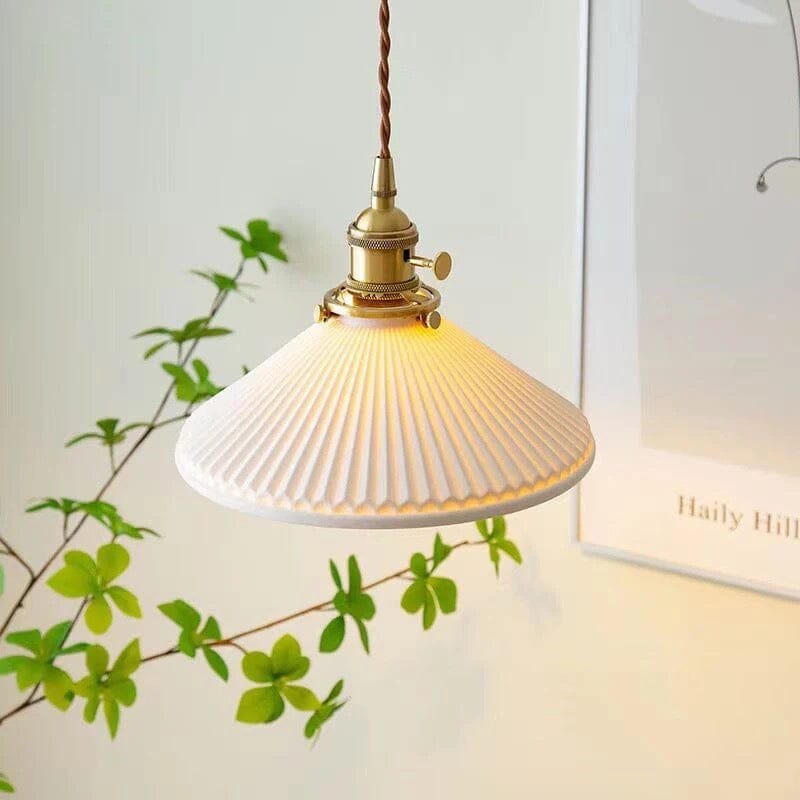 Ceramic Pendant Light Close-Up Finish Detail