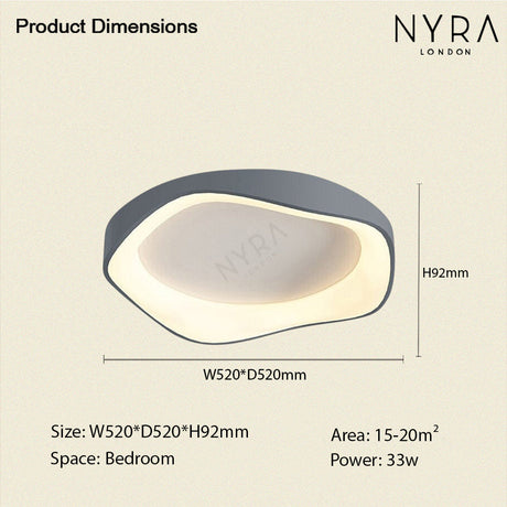 Virelli Ceiling Light Warm White Glow