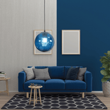 Glass and Iron Bubble Glass Pendant Light for Modern Home Decor | OroDwell