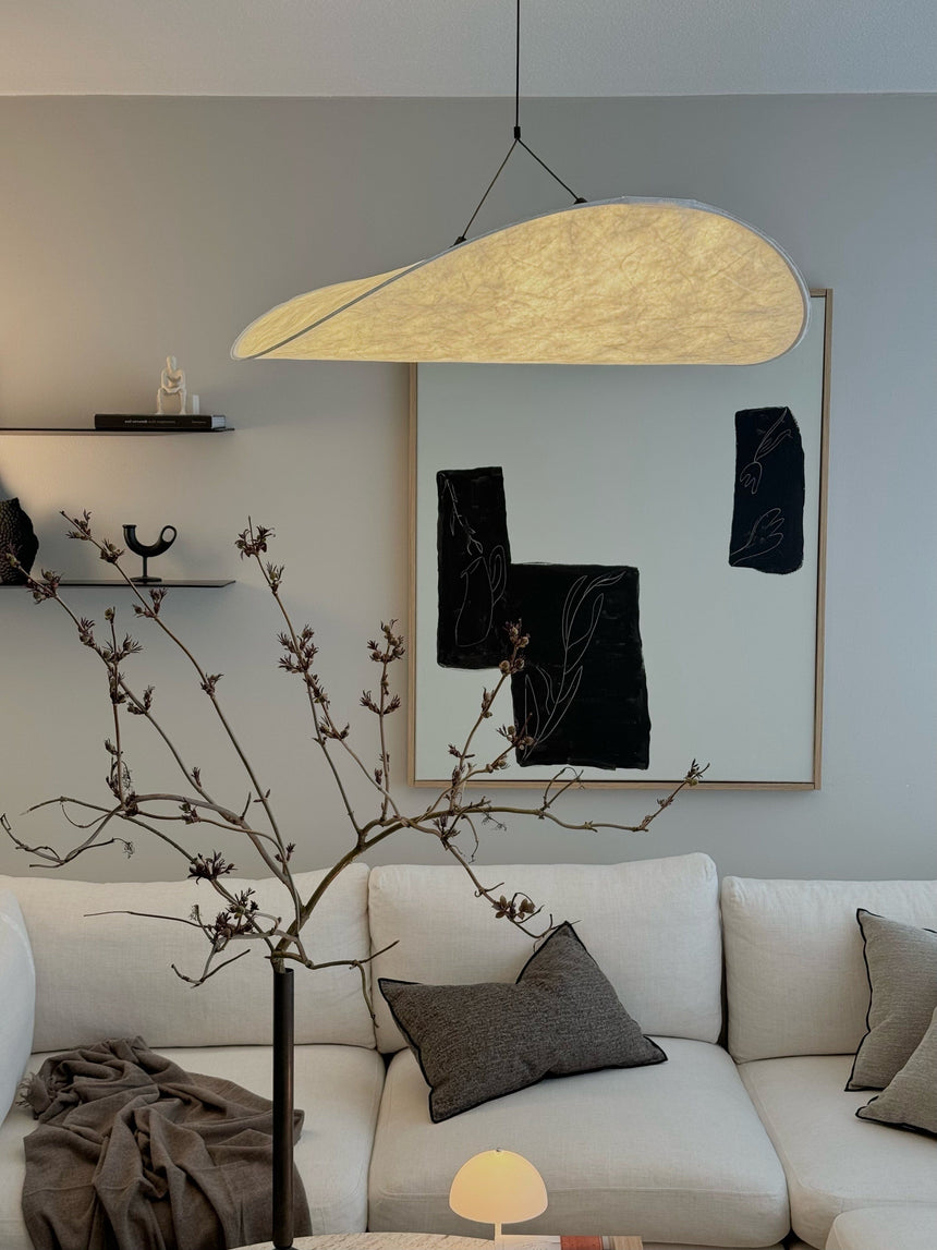 Silk Leaf Chandelier Size Reference