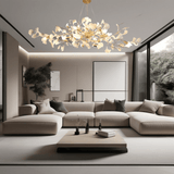LumaPetal Ceramic Petal Chandelier Dimmable LED