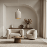 Kirei Pendant Light - Polystyrene Resin Wabi-Inspired Japandi Design | OroDwell