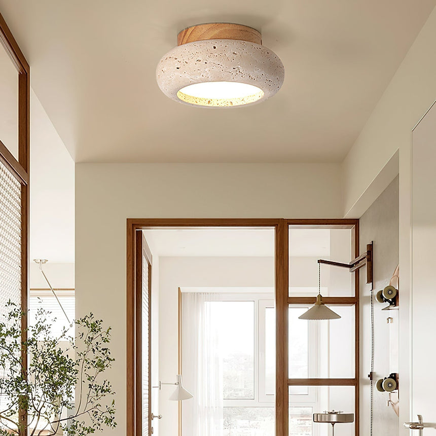 LED Ceiling Light Natural Materials