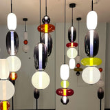 Sugar Glass Pendant Light With Vibrant Design - OroDwell