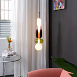 Pendant Light In Colored Glass Finish - OroDwell