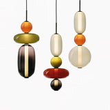 LumaWisp Sugar Glass Pendant Light for Warm Ambience - OpalDwell
