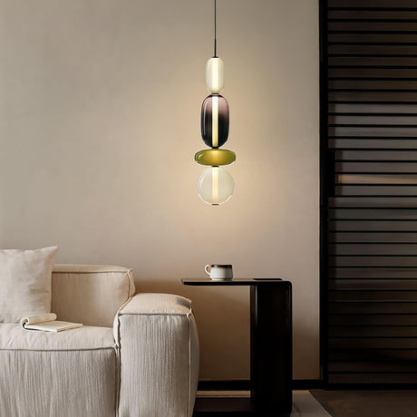 LumaWisp Vibrant Glass Pendant Light – Hero View - OroDwell