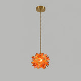 Capiz Shell Brass Pendant Light for Living Room