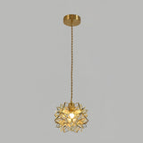 AuroraCapiz Pendant Light Translucent Shell Detail