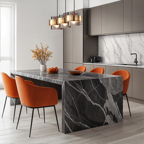 Clear glass pendant light for living room