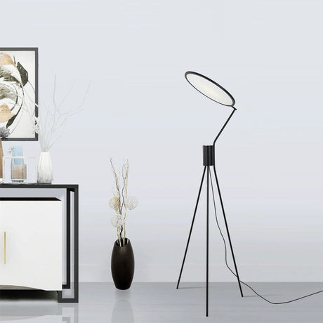 Tripod Floor Lamp Sleek Silhouette Detail