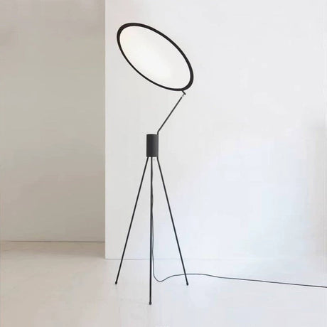 Tripod Floor Lamp Metal and Acrylic Detail