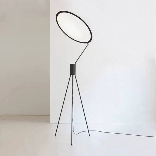 Tripod Floor Lamp Metal and Acrylic Detail