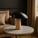 Marble Table Lamp LED Warm Ambient Glow for Decorative Accent