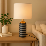 Fabric Shade Table Lamp for Home Interior
