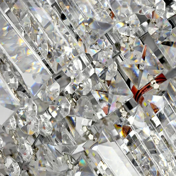 Crystal Chandelier Round Design Home Decor