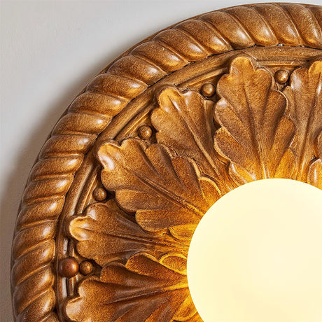 Antique Gold Ceiling Light Vintage Style Design