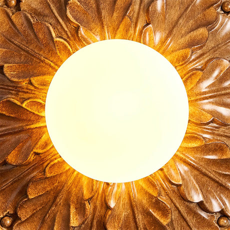 Opal Glass Globe Ceiling Light Fixture