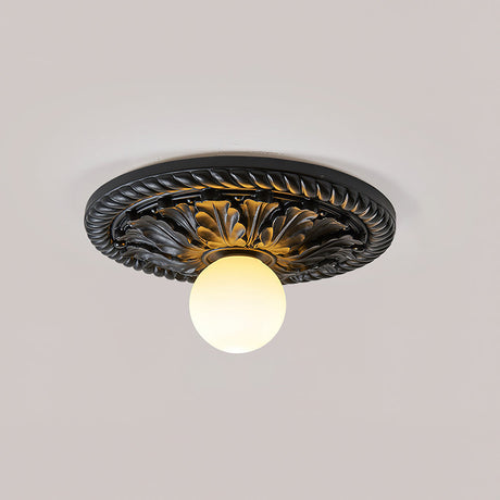 Antique Gold Ceiling Light Vintage Style Design