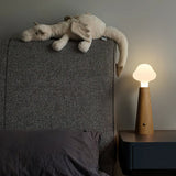 Nimbus Acrylic Table Lamp in a living room setting | OroDwell