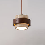 Walnut band pendant for modern homes