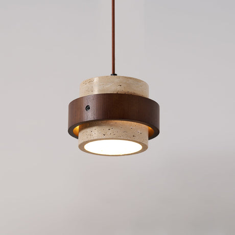 Walnut band pendant for modern homes