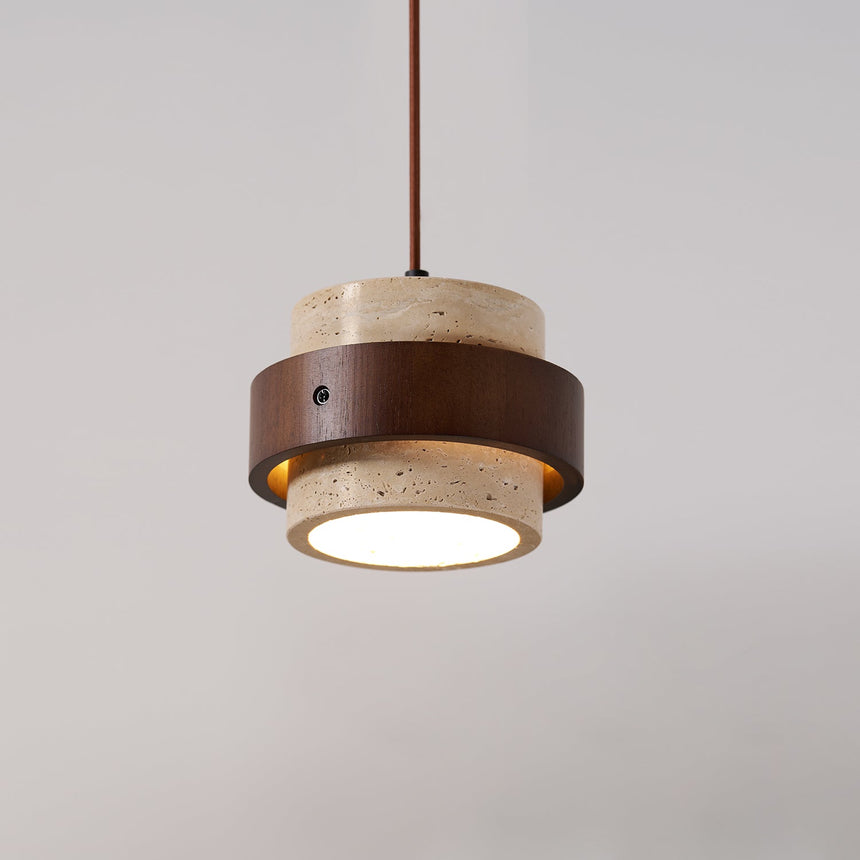 Walnut band pendant for modern homes