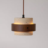 Travertine lamp for contemporary interiors