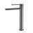 Deck mounted bathroom sink faucet - single-handle control