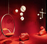 Moon-Shaped Pendant Light for Bedroom Decor