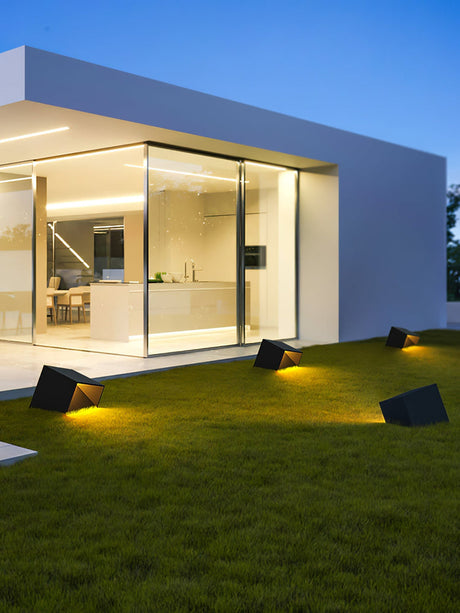 Steel Pendant Light with ambient lighting for garden – view 20 | OroDwell