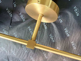 Clear glass ball detail on wall lamp
