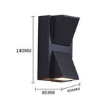 Outdoor wall sconce for entrance lighting