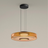 Bauhaus Style Glass Pendant Warm Light Glow