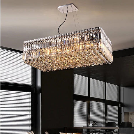 Jade Crystal Chandelier for Modern Homes