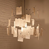 DIY chandelier for living room decor