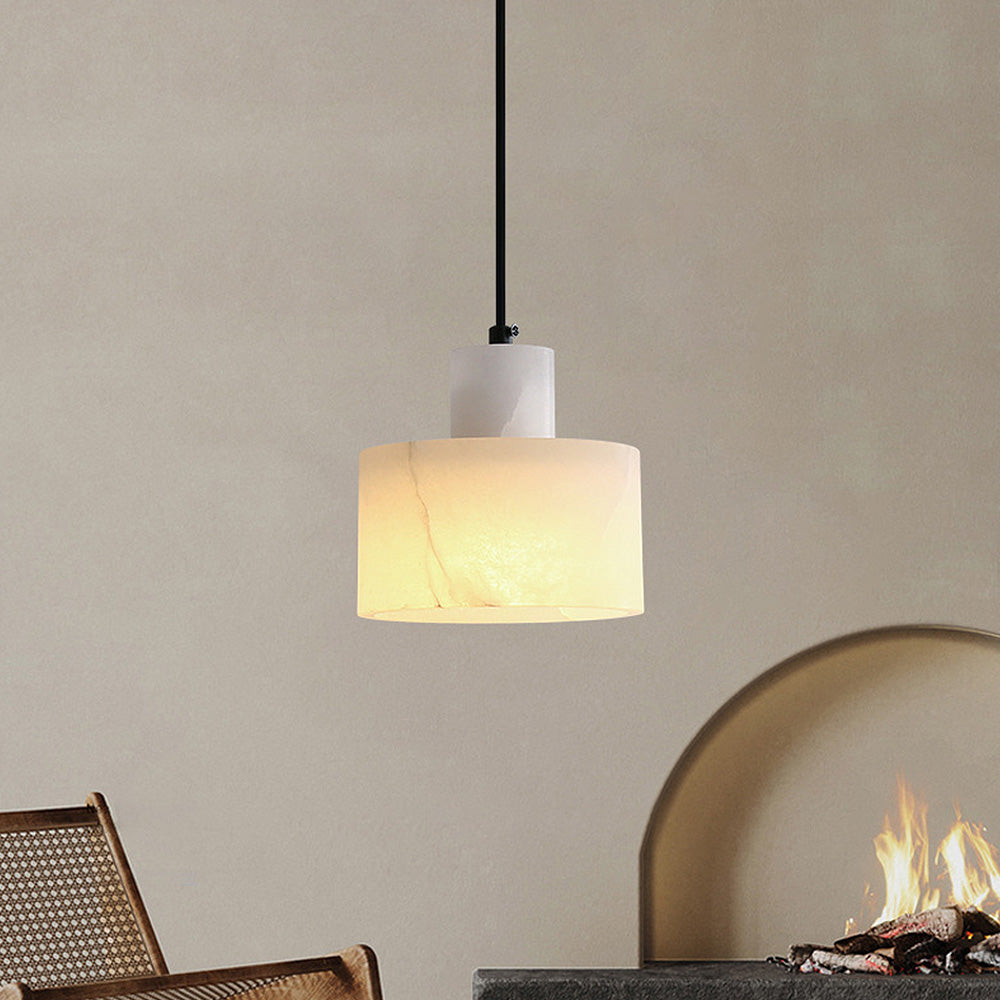Scandinavian Marble Pendant Light – Hero View - OroDwell