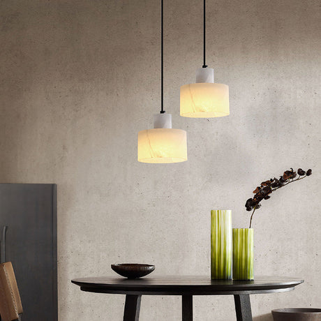 LumaMarble Marble Pendant Light Close-Up Detail - OroDwell