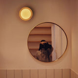 Natural Wood Wall Light Fixture Design