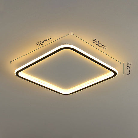 Black ceiling light LED for modern homes decor