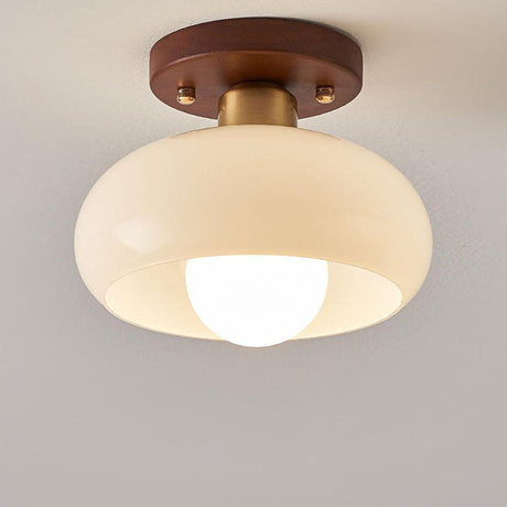 Wood Ceiling Light Classic Vintage Charm For Living Room - OroDwell