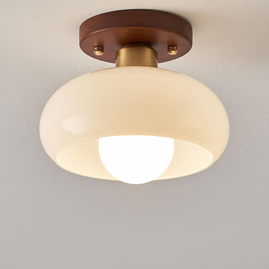 Wood Ceiling Light Classic Vintage Charm For Living Room - OroDwell