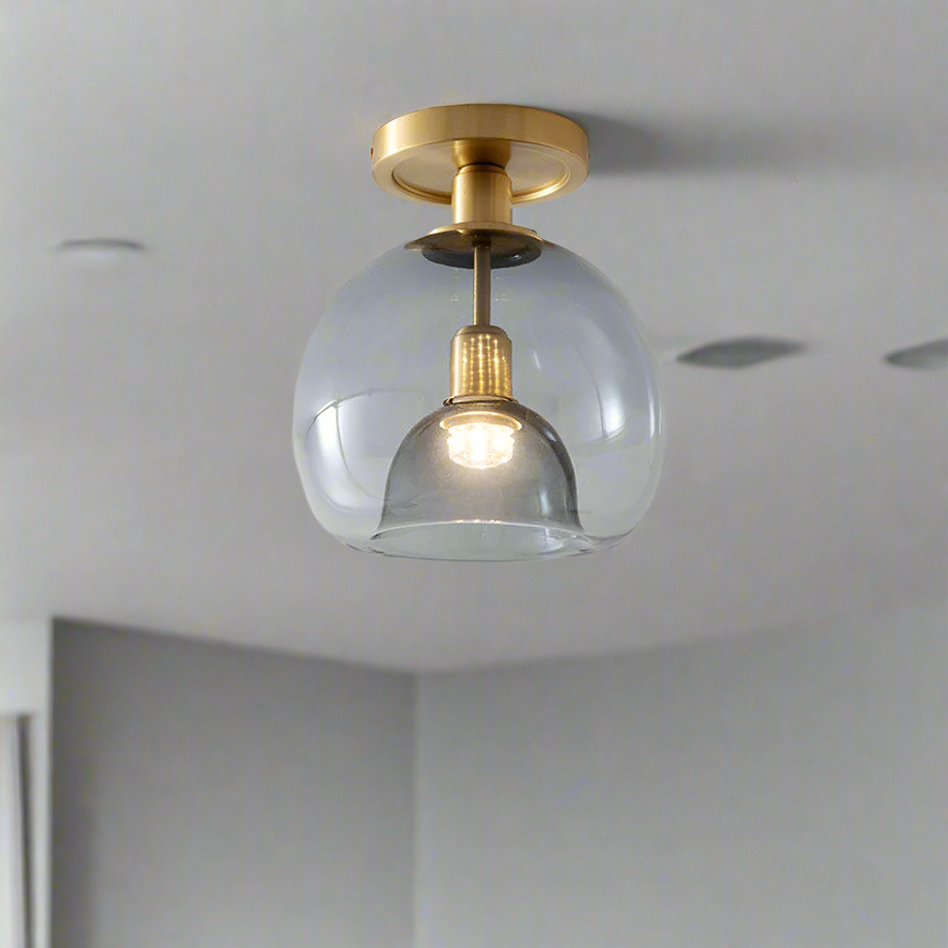 Glass Ceiling Light for Corridor