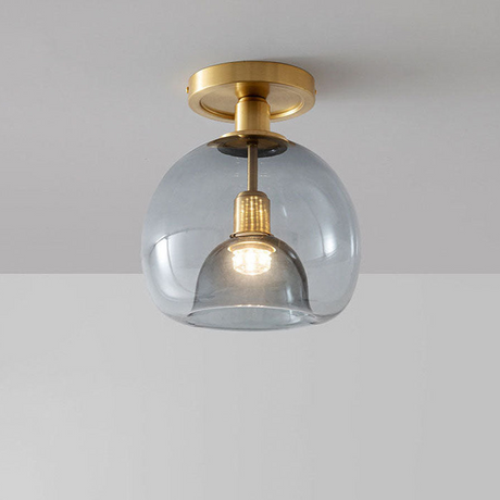 Grey Glass Ceiling Light Home Decor