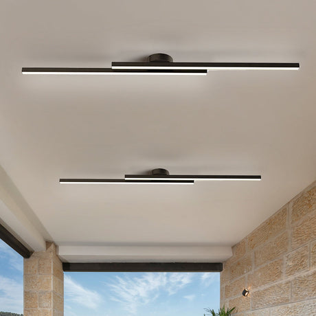 Aluminum slim profile fixture for living room