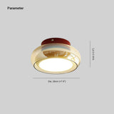 Metal Glass Acrylic Ceiling Light Fixture